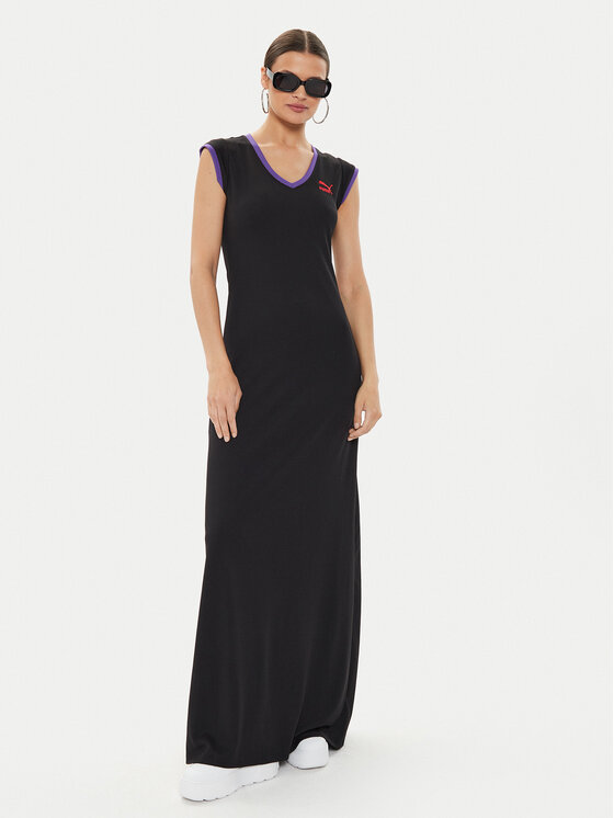 Puma Puma Rochie de zi DUA LIPA 536632 Negru Regular Fit