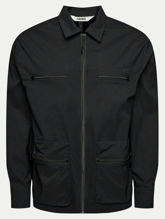 Rains Rains Košulja Tomar Overshirt 19320 Crna Regular Fit