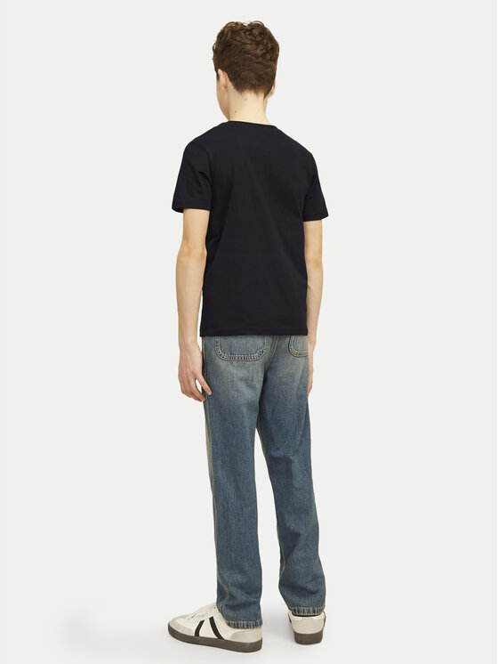 Jack&Jones Junior Jack&Jones Junior Majica Seven Skull 12263213 Črna Standard Fit