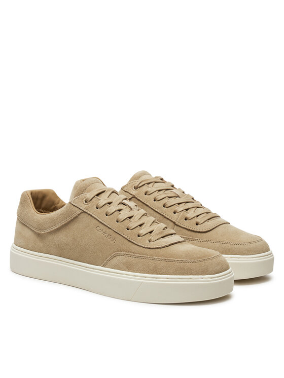 Calvin Klein Calvin Klein Снікерcи Lace Up Suede HM0HM01792 Бежевий