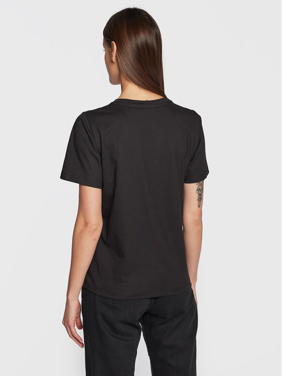 Calvin Klein Calvin Klein T-Shirt Micro Logo K20K205454 Czarny Regular Fit