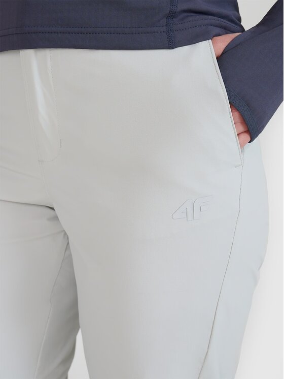 4F 4F Outdoorové kalhoty 4FWSS25TFTRF0796-27S Šedá Regular Fit