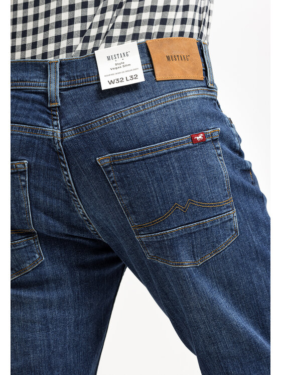 Mustang Mustang Jeansy VEGAS SLIM Niebieski Slim Fit