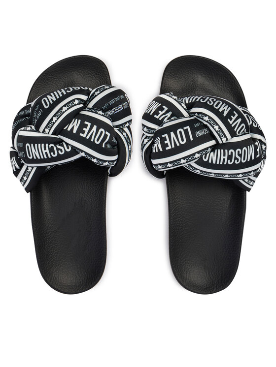 LOVE MOSCHINO LOVE MOSCHINO Klapki JA28312G0OIW300A Czarny
