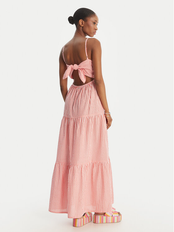 Roxy Roxy Vasarinė suknelė Tropical Glow ERJWD03945 Rožinė Regular Fit