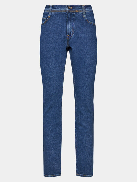 Mustang Mustang Jeans hlače 1014863 Mornarsko modra Slim Leg