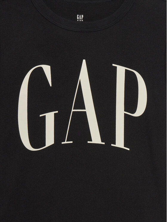 Gap Gap Tricou 708411-06 Negru Regular Fit