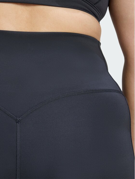 adidas adidas Legginsy Optime Workout 3-Stripes 7/8 Czarny Fitted Fit