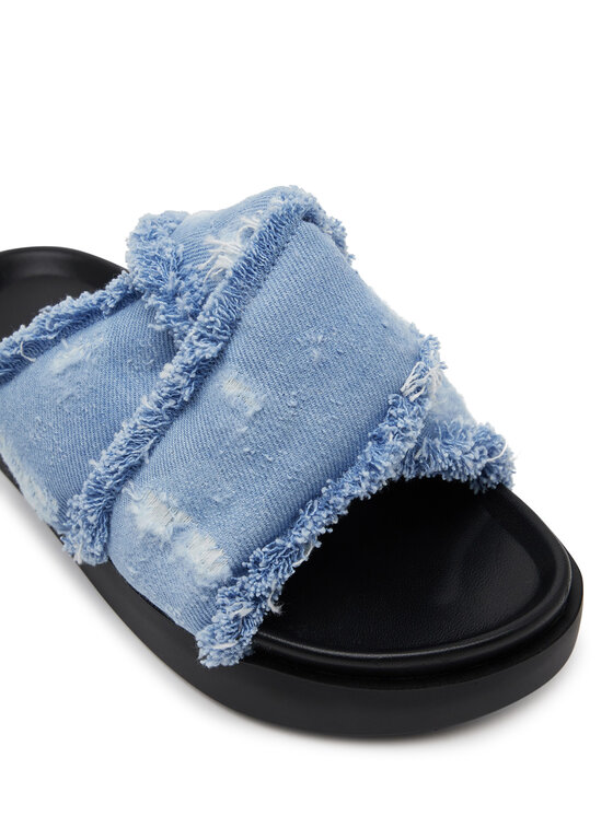 Inuikii Inuikii Şlapi Soft Crossed Jeans 70104-142 Albastru celest