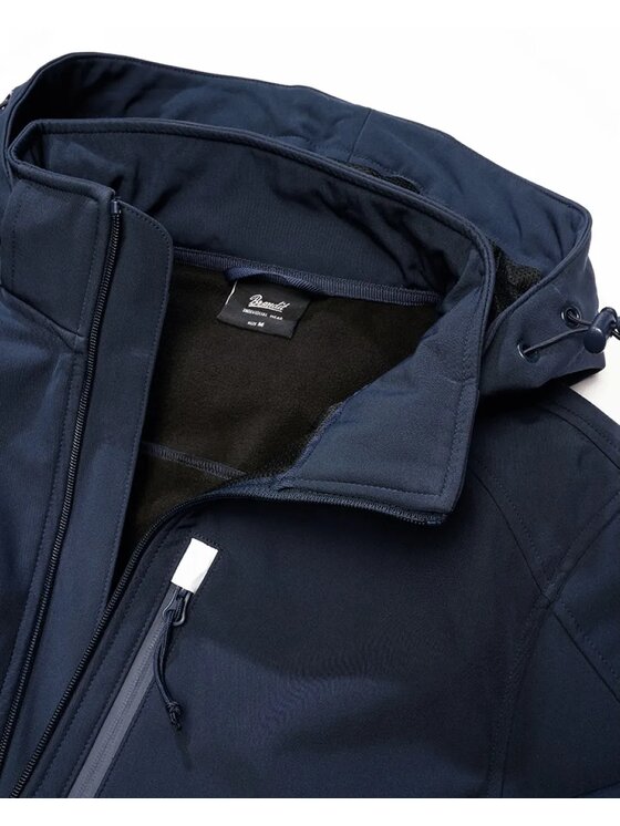 Brandit Brandit Kurtka softshell 3196 Granatowy Regular Fit