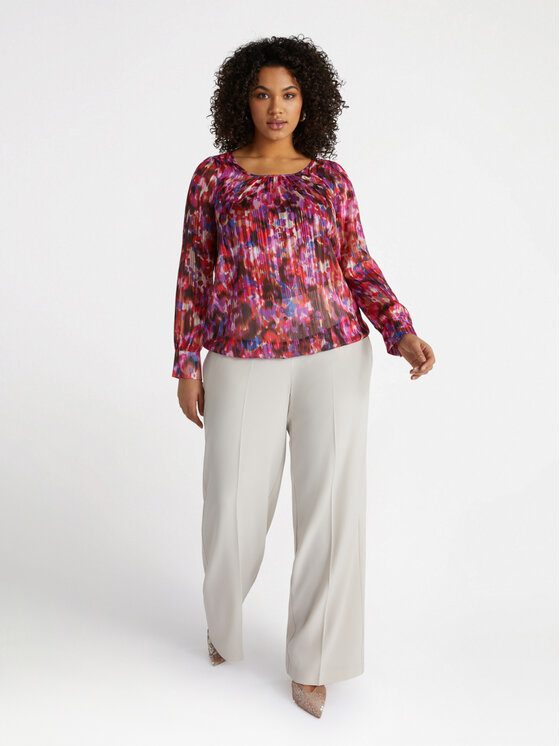 Fiorella Rubino Fiorella Rubino Blusa 2811T002325N0S9 Bordeaux A-Line Fit