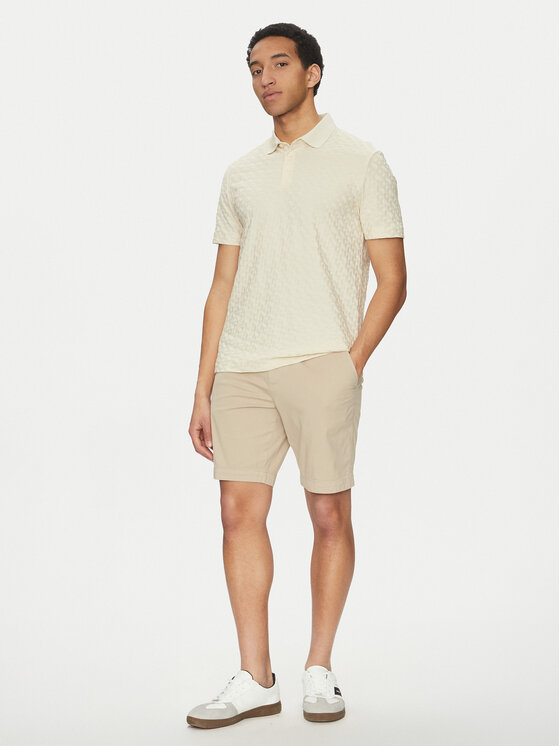 BOSS BOSS Шорти з тканини H-Slice 50540743 Бежевий Regular Fit
