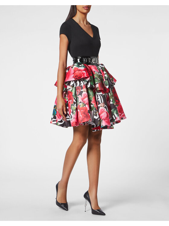 PHILIPP PLEIN PHILIPP PLEIN Spódnica 2555 Czarny Girl Fit