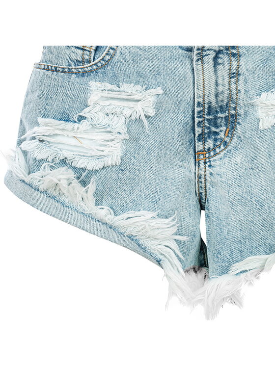 MissDenim MissDenim Szorty jeansowe Boyfriend Niebieski Boyfriend Fit