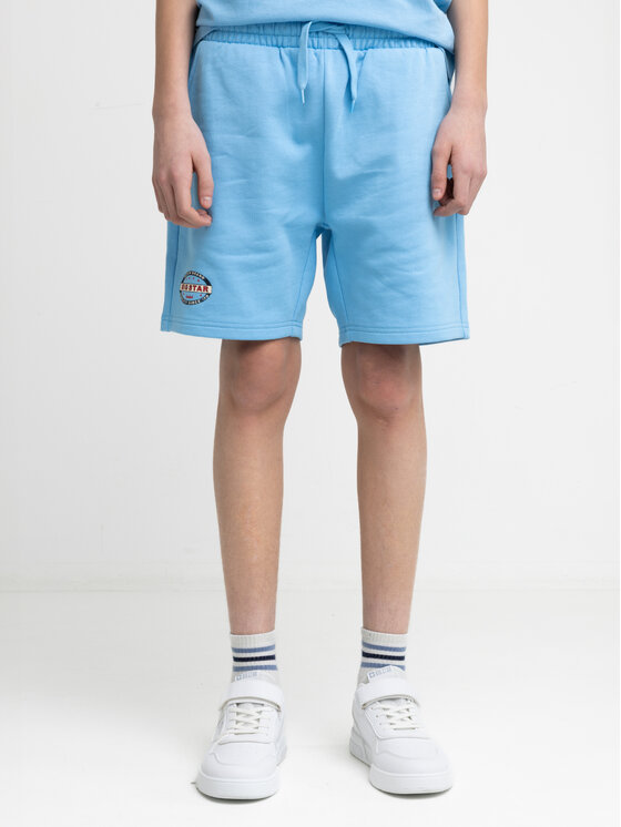 BIG STAR BIG STAR Szorty materiałowe LIANER Niebieski Basic Fit