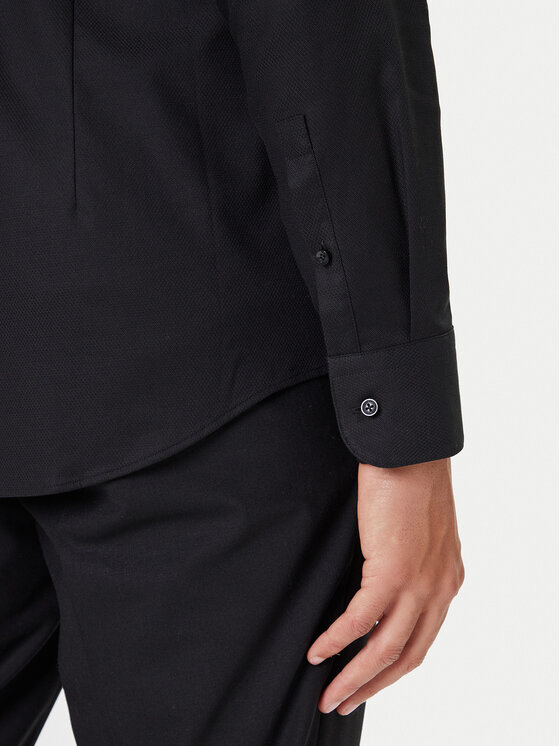 BOSS BOSS Сорочка H-Hank 50490934 Чорний Slim Fit