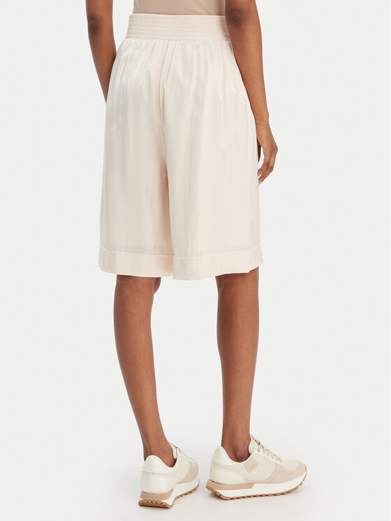 Liu Jo Sport Liu Jo Sport Bavlnené šortky TA6074 T322A Béžová Relaxed Fit