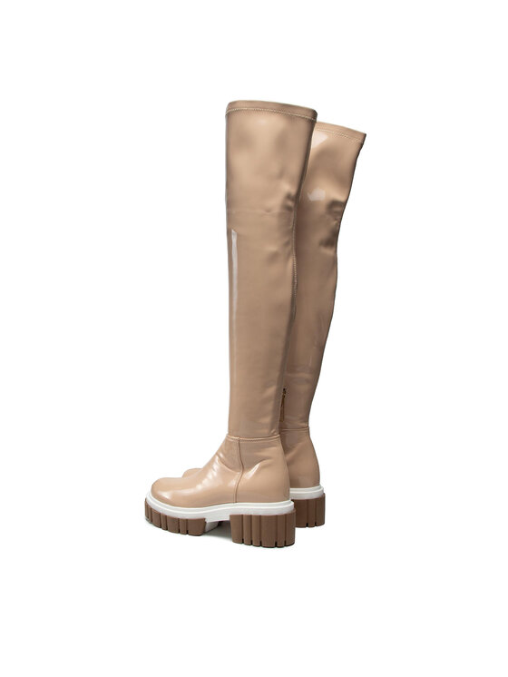 Stivali sopra il ginocchio RA-39-04-000284 Beige