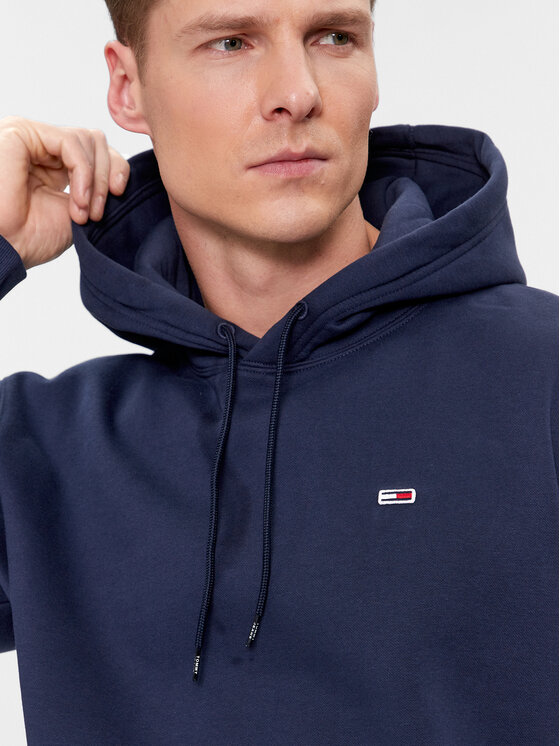Tommy Jeans Tommy Jeans Pulóver Regular Fleece DM0DM09593 Sötétkék Regular Fit
