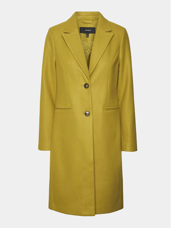Vero Moda Manteau de mi saison Vinceblaza 10298584 Jaune Regular Fit Modivo