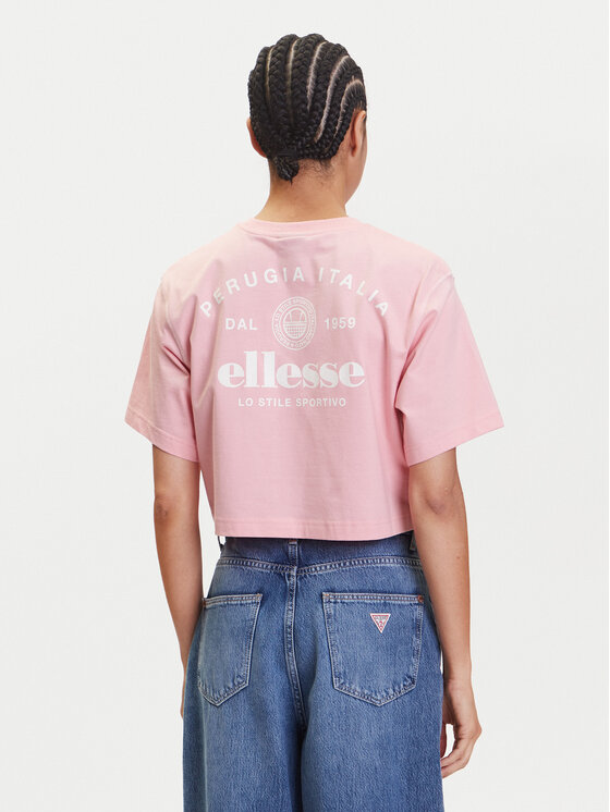 Ellesse Ellesse T-Shirt Marcialla SGZ21801 Różowy Loose Fit