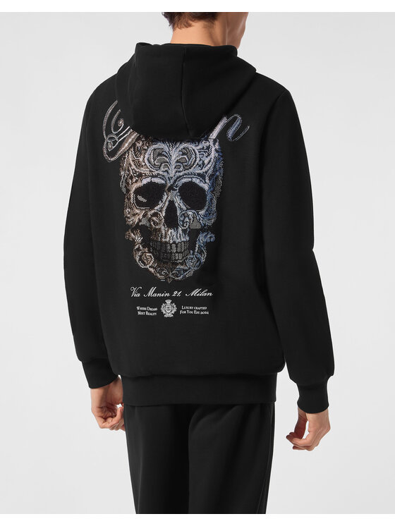 PHILIPP PLEIN PHILIPP PLEIN Bluza 26921 Czarny Athletic Fit