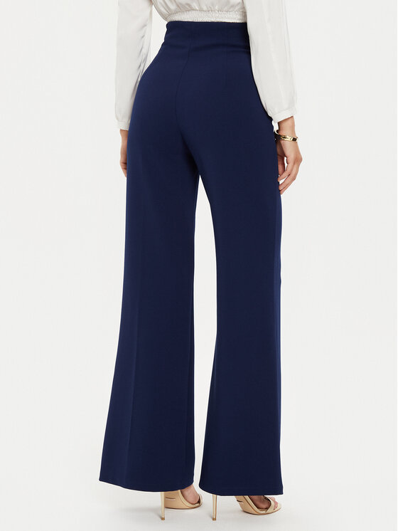 Rinascimento Rinascimento Текстилни панталони CFC0019595002 Тъмносин Regular Fit