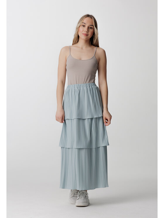 LAURELLA LAURELLA Sukně 7SS028 Modrá Regular Fit