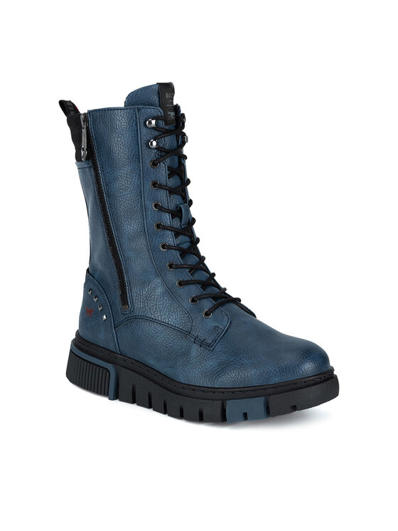 Bottines mustang bleu on sale