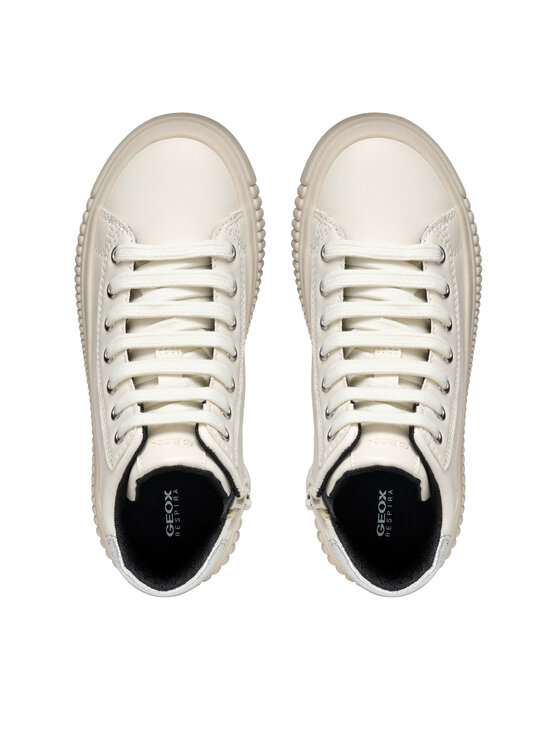 Geox Geox Сникърси J Laquinny Girl J46M3F 000BC C1M1W M Екрю