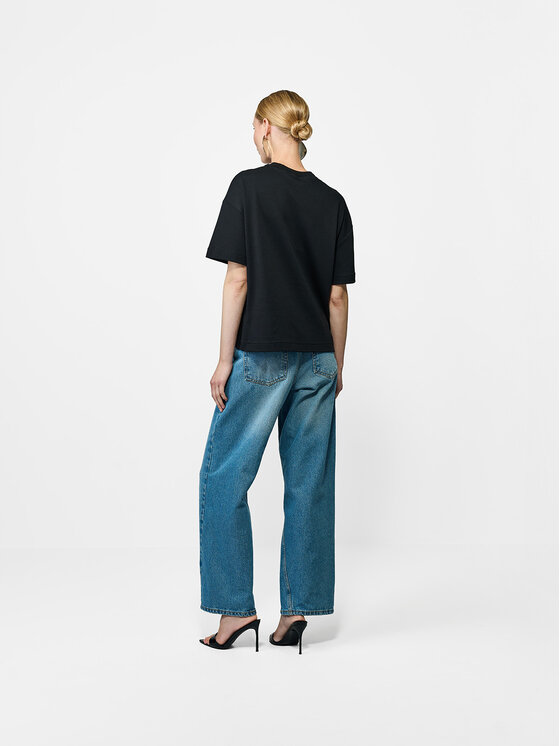 La Mania La Mania T-Shirt AVE Czarny Basic Fit
