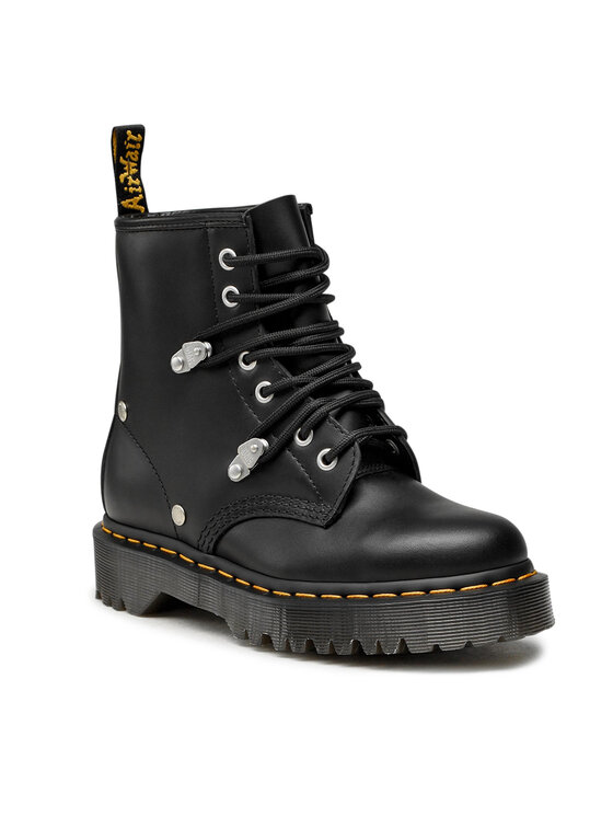 Black studded doc martens new arrivals