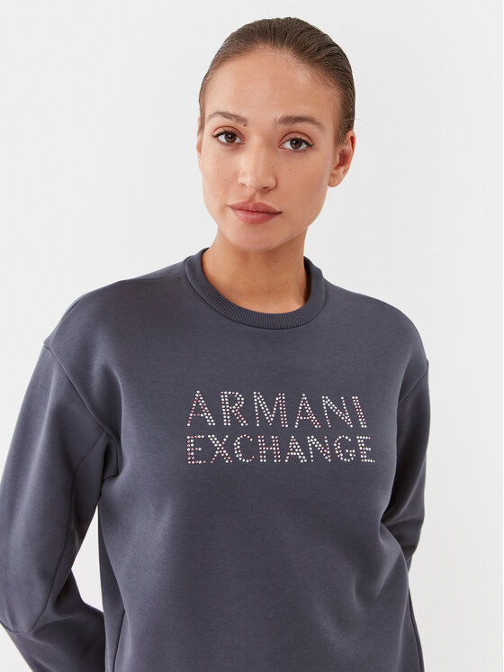 Armani Exchange Armani Exchange Bluza 6RYM34 YJEFZ 1990 Granatowy Regular Fit