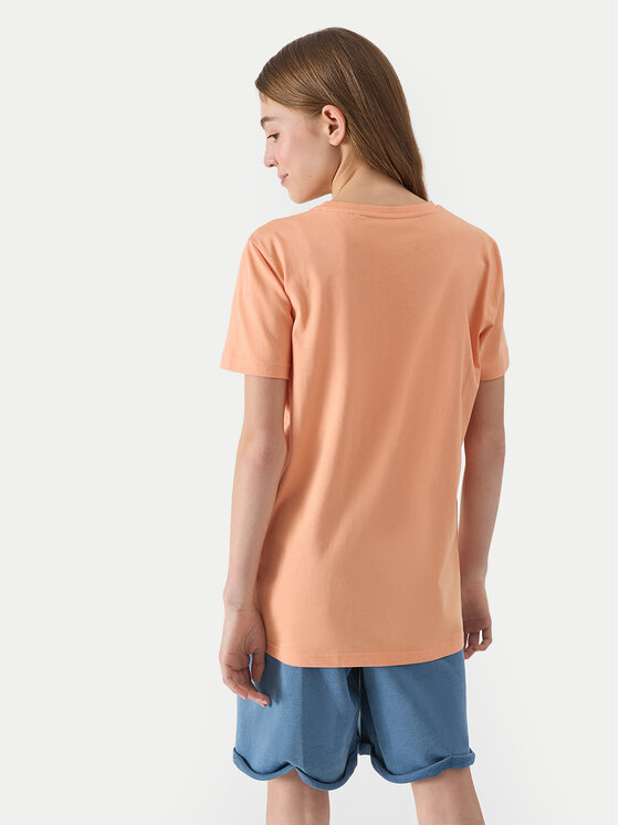 4F 4F T-särk 4FJWSS24TTSHM1135 Oranž Regular Fit