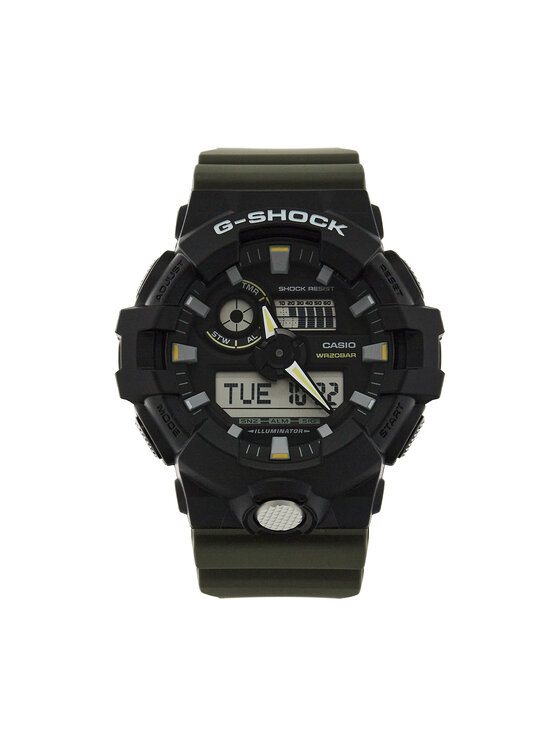 Pánské Hodinky G-Shock, Barva: Khaki, Two Tune Utility GA-710TU-1A3ER