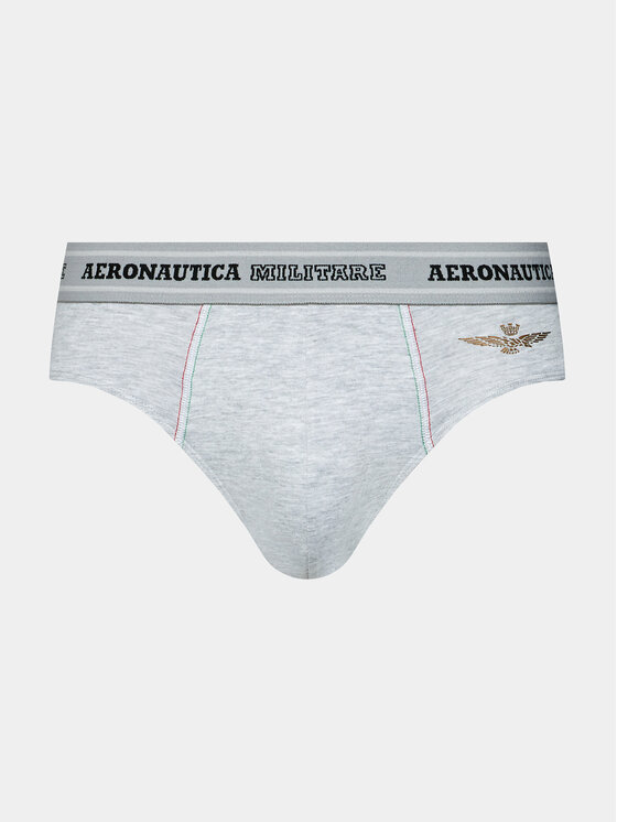 Aeronautica Militare Aeronautica Militare Set od 2 para slip gaćica AM1USL002 Siva