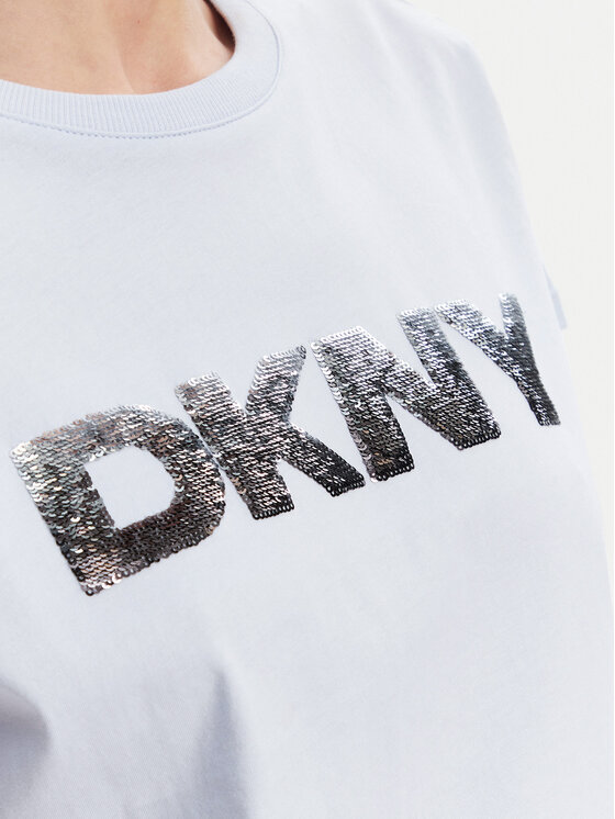 DKNY Sport DKNY Sport Tricou DP4T1035 Albastru celest Regular Fit