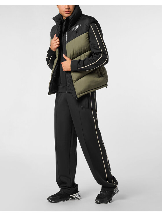 Plein Sport Plein Sport Gilet 24003 Verde Regular Fit