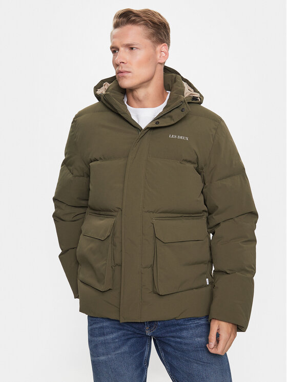 Les Deux Les Deux Pehelykabát Maddox LDM610060 Zöld Regular Fit
