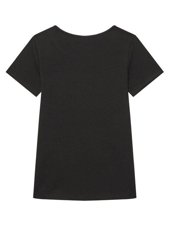 Guess Guess Tričko J5YP03 KB1O1 Čierna Regular Fit