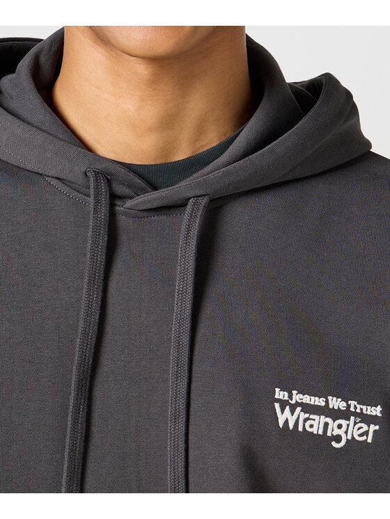 Wrangler Wrangler Bluza 112357324 Czarny Regular Fit