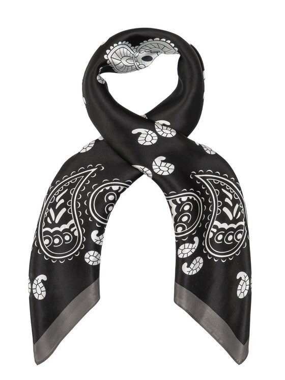 ALLORA BE UNIQUE ALLORA BE UNIQUE Foulard 100% silk Nero