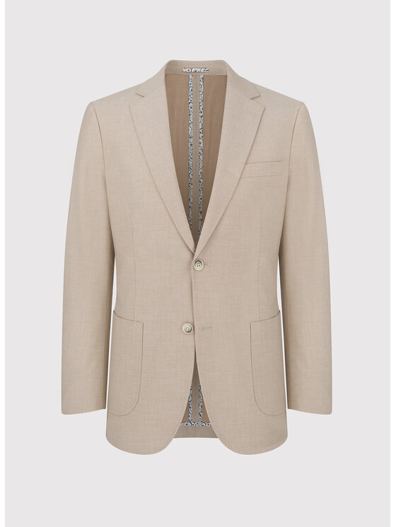 Pako Lorente Pako Lorente Marynarka P24SF-3X-006 Beżowy Slim Fit
