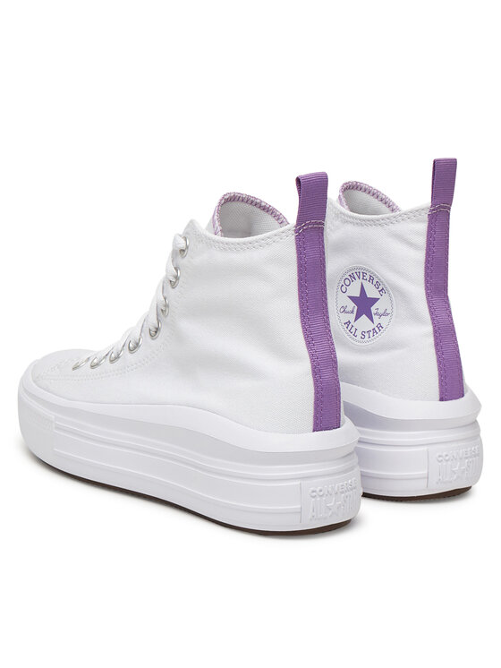 Converse Converse Plátenky CHUCK TAYLOR ALL STAR MOVE PLATFORM A03667C Biela