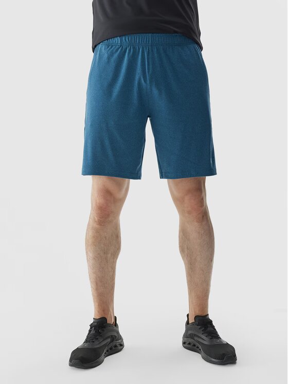 4F 4F Pantaloncini sportivi 4FWAW24TFSHM698-46M Verde Regular Fit