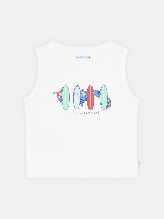 Mayoral Mayoral Top 1036 Bianco Regular Fit
