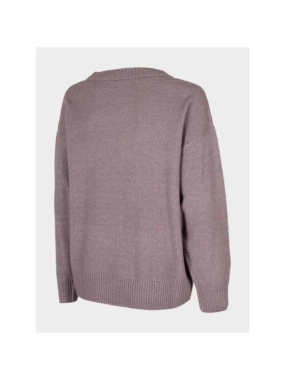 Outhorn Outhorn Sveter OTHAW22TSWEF003-51S Fialová Oversize
