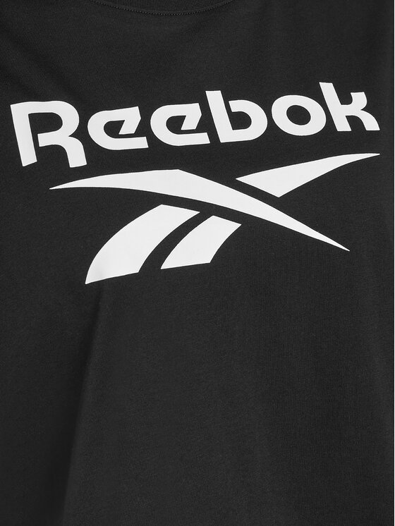 Reebok Reebok Póló 100034775 Fekete Relaxed Fit