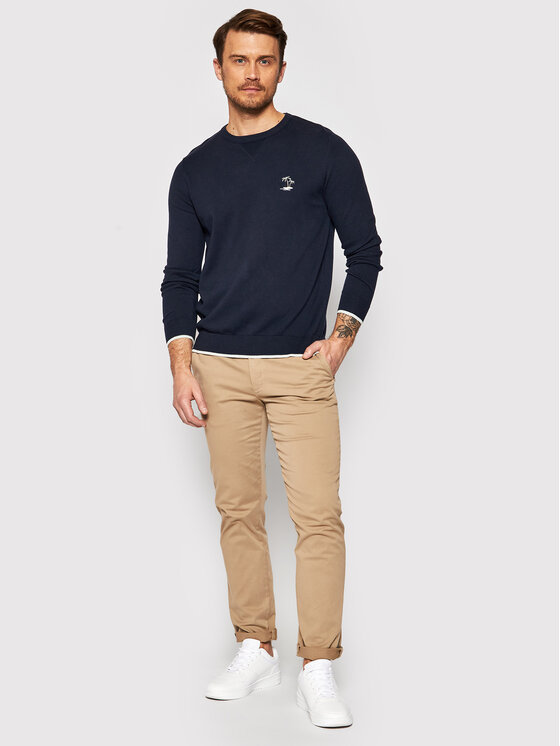 Maglione Playa 12188212 Blu scuro Regular Fit