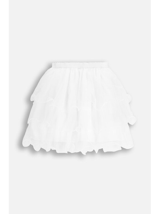 Coccodrillo Coccodrillo Spódnica WC5124205EJG-001 Biały Regular Fit